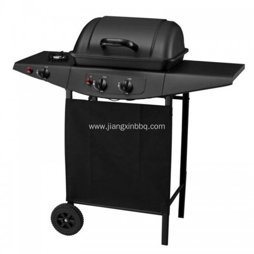 2 Burners Gas BBQ Grill with Side Burner