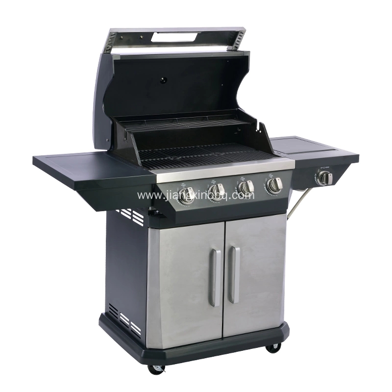 Propane Gas Grill With Side Burner