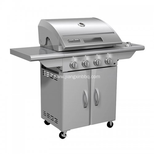 Stainless Steel Propane Gas BBQ With 4 Burners