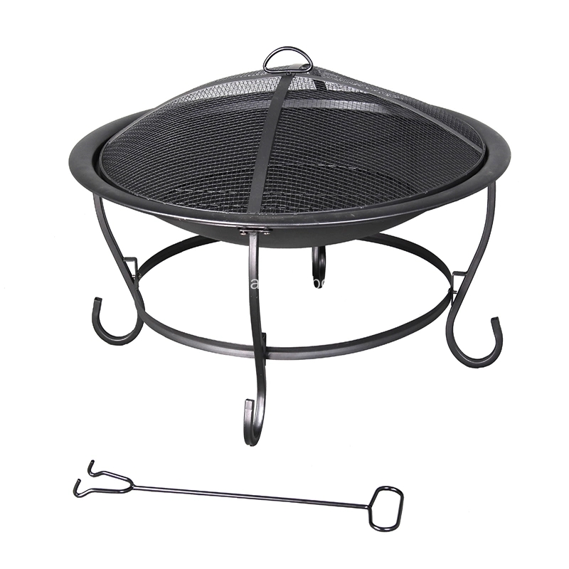 29＂ Round Steel Wood-Burning Fire Pit