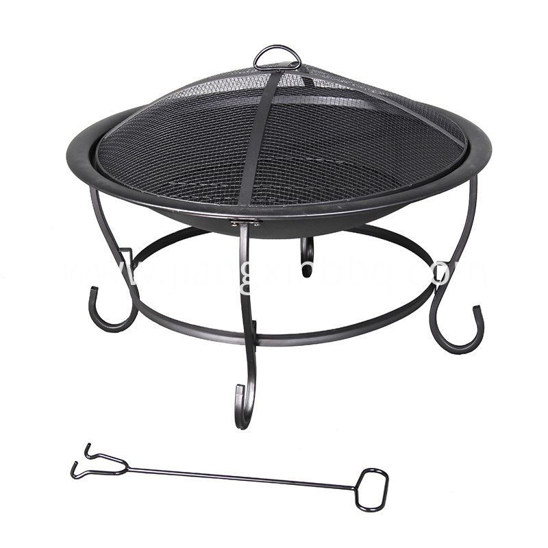 JXF3521 High Temperature Painted Steel Wood Burning Fire Pit