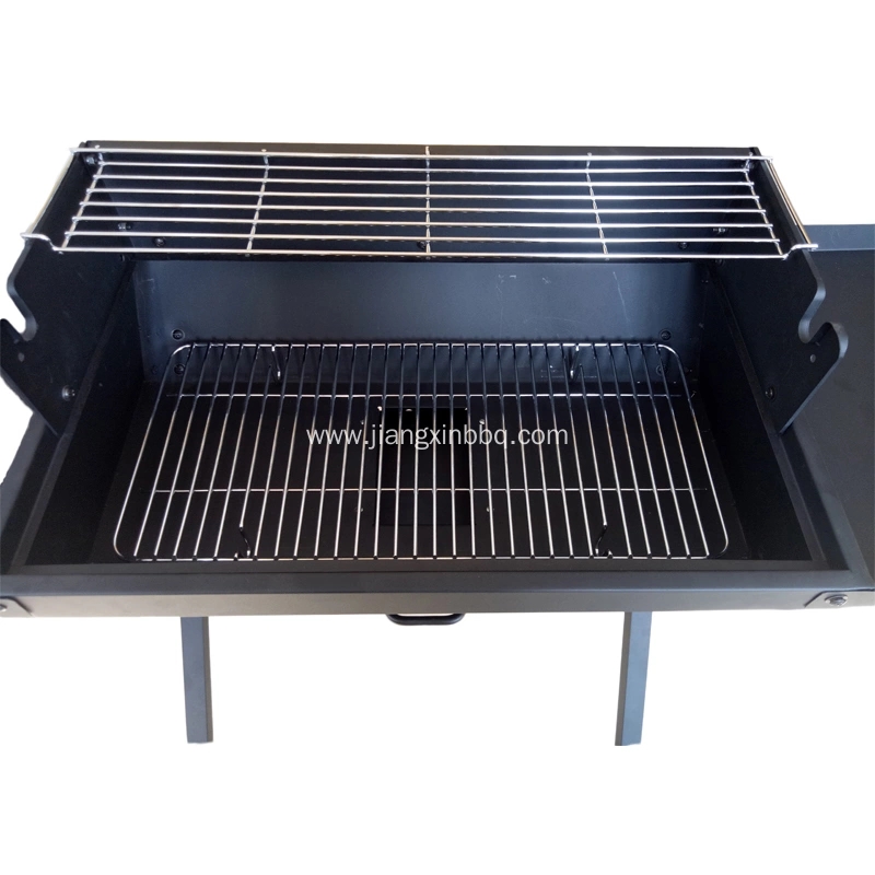 JXC420A Trolley Charcoal Grill Outdoor with Side Table