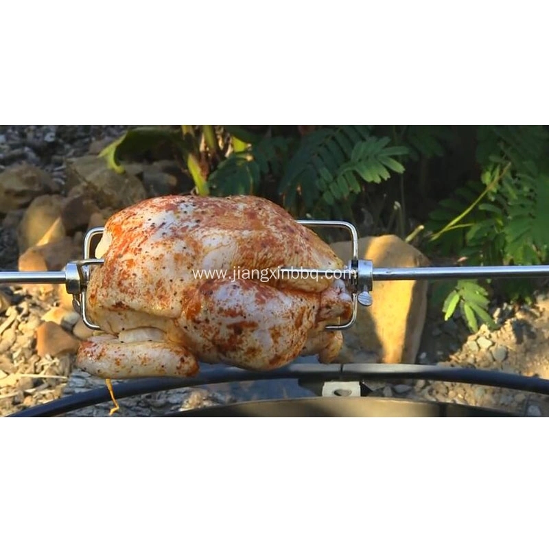 JXC240C Outdoor Charcoal BBQ Grill With Rotisserie