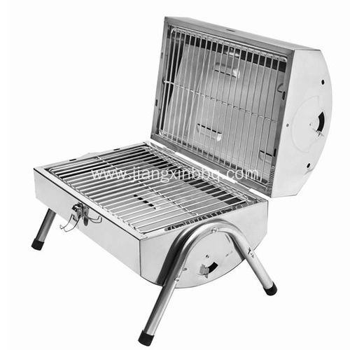 Stainless Steel Double Sided Portable Charcoal Grill