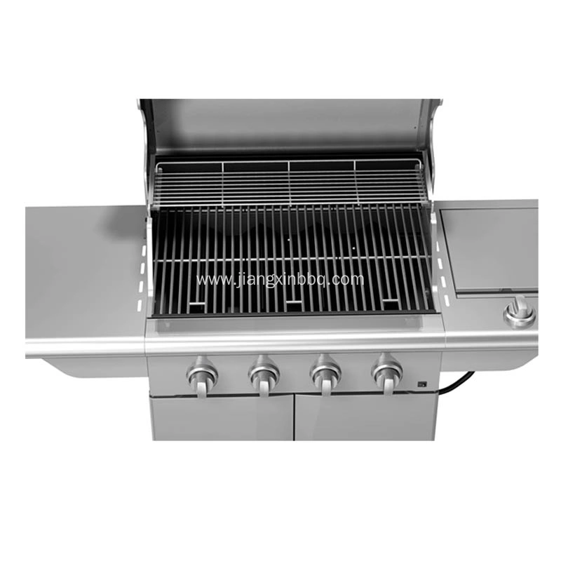 JXG5104SA 4 Infrared Burners with Side Burner Gas Grill