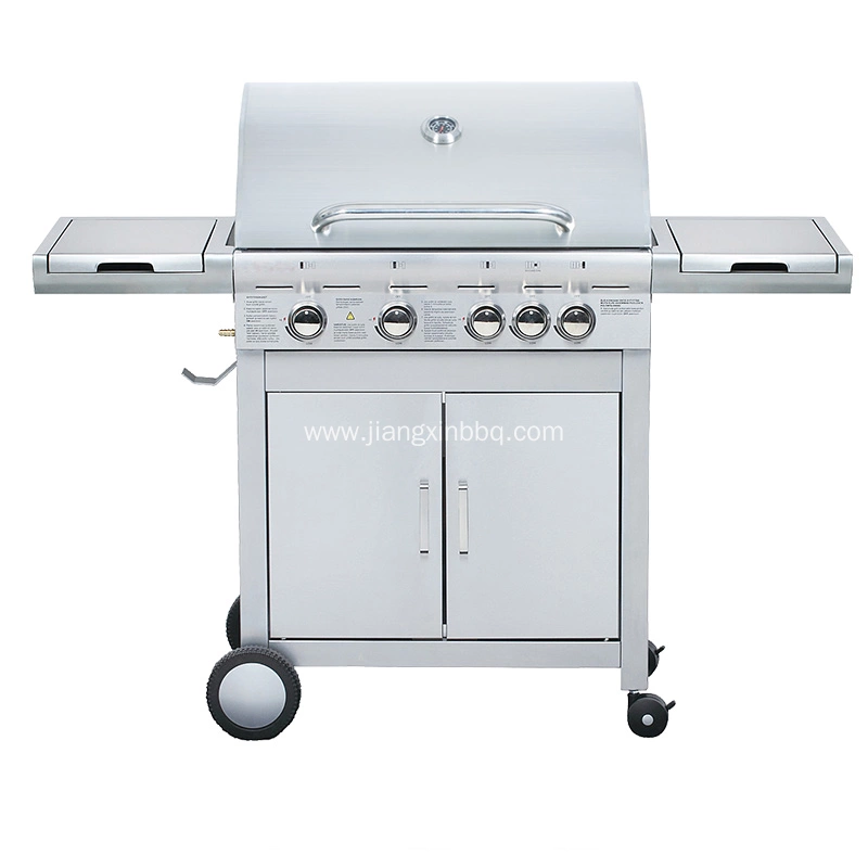 JXG41S 4 Burners Stainless Steel Double Layer Gas Grill