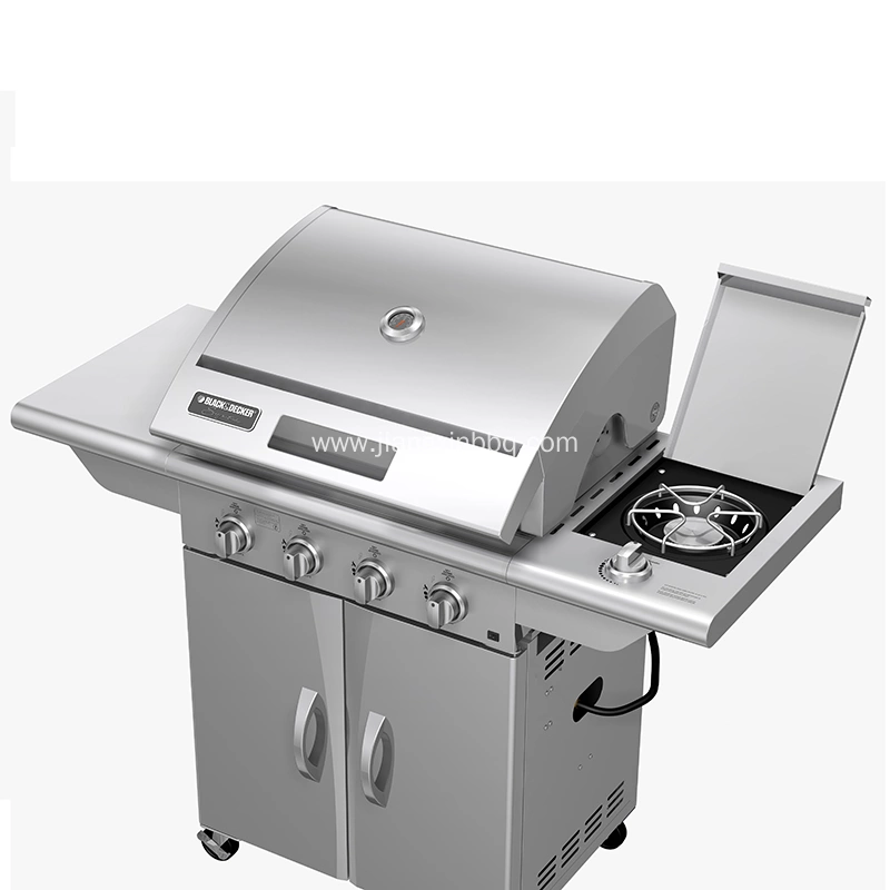 JXG4604SSN 4-Burners Stainless Steel Nature Gas BBQ Grill
