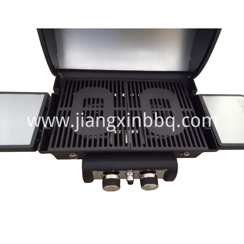 JXGB280-1 Aluminum Die-Cast Alloy Gas Grill With 2 Burners