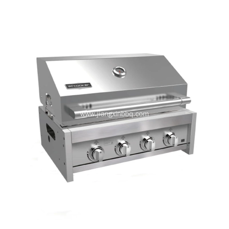 JXG5104BISB Full Stainless Steel 4 Burners Built-In BBQ Grill