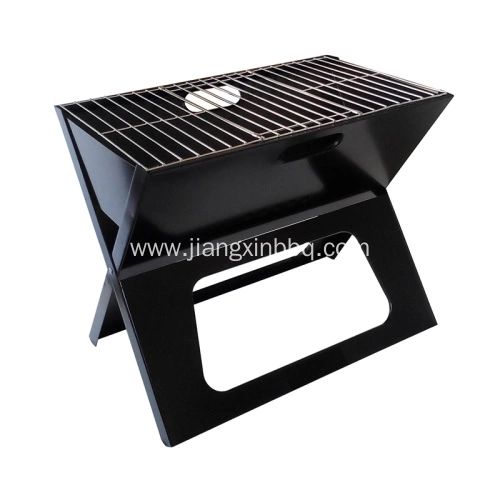 X-Grill Folding Portable Charcoal Grill in Black