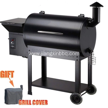 JXPG-550B Outdoor Wood Pellet Grill 7-in-1 BBQ Smoker