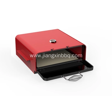 JXP181-1 Affordable Gas Cooking Pizza Oven In Red
