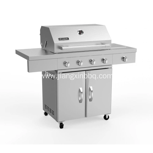 JXG5104SA 4 Infrared Burners with Side Burner Gas Grill