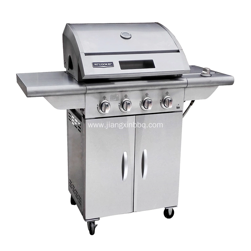 JXG4604SSN 4-Burners Stainless Steel Nature Gas BBQ Grill